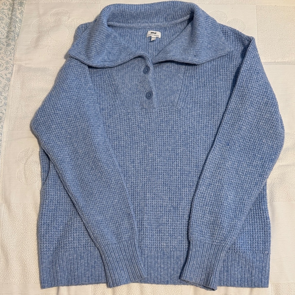 Aerie Light Blue Knit Sweater